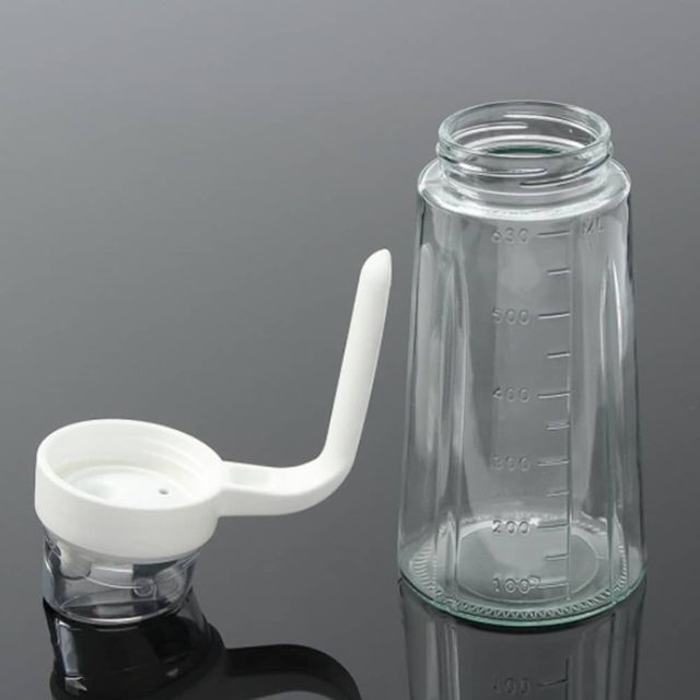 자동개폐 오일병 3p세트 600ml 들기름병 참기름병 양념보관용기 식용유병 식초병
