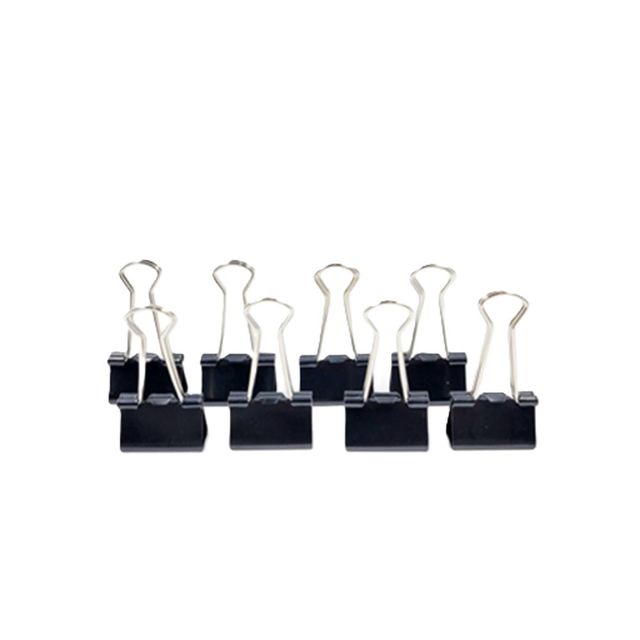 블랙 집게 클립 25mm 8p 대형클립 회사비품 POP집게