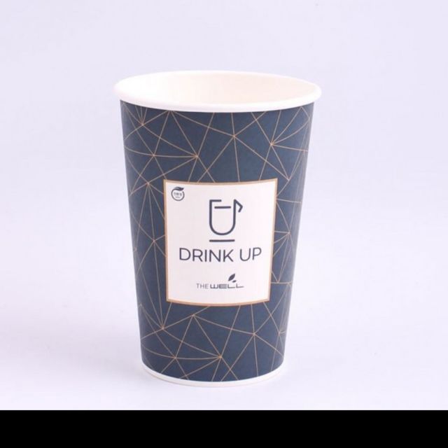 일회용 종이컵 390ml 50개입 테이크아웃 핫컵