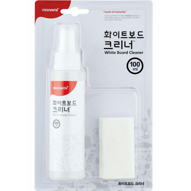 모나미 보드크리너브리스타 100 박스 36개입 화이트보드용품 보드세정제 화이트보드크리너