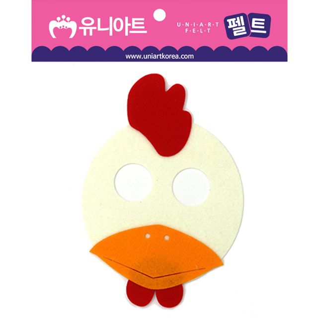 3500 펠트 닭가면