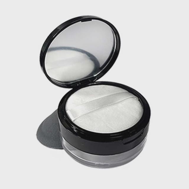 20g 파우더 가루망 미러 여행용 화장품 소분 케이스