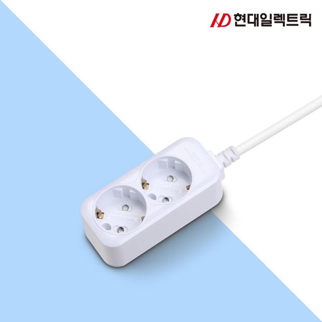 현대 접지 2구5M 멀티탭 (10A)