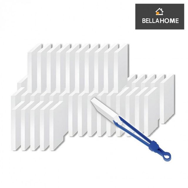 청소용 다용도 클립 블럭 집게 포함 매직블럭 50P+집게1P