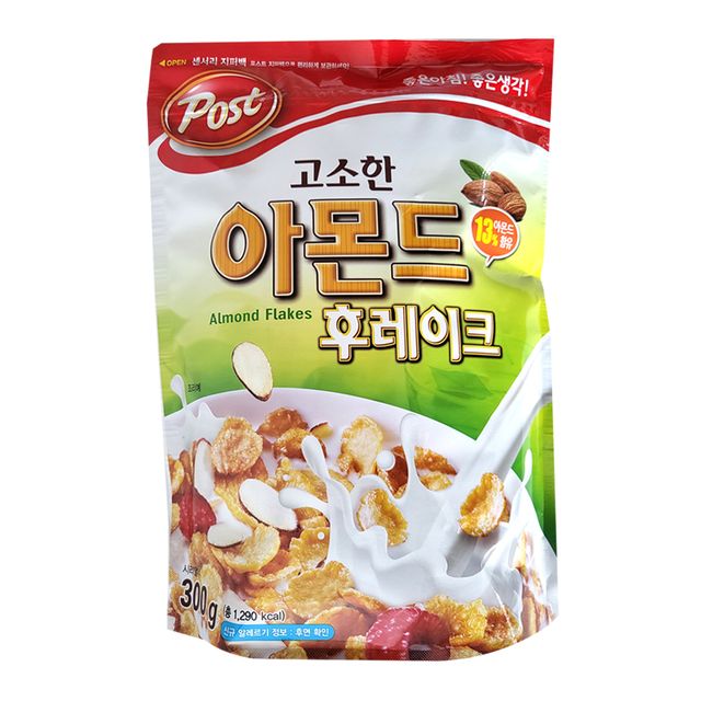 포스트 고소한 아몬드 후레이크 300g x 2개