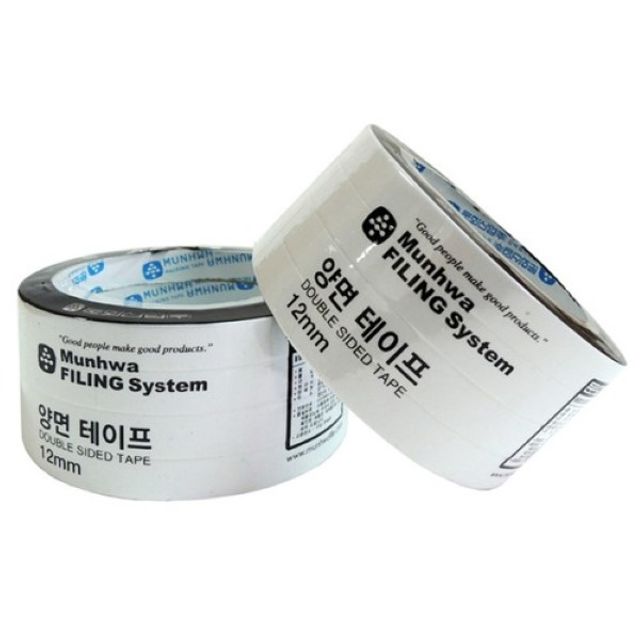 문화 A440-4 양면테이프 12mm 백색