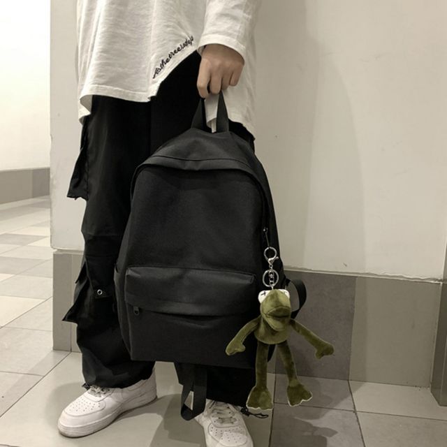 남여공용 백팩 학생가방 커플가방 스탠다드백팩 블랙