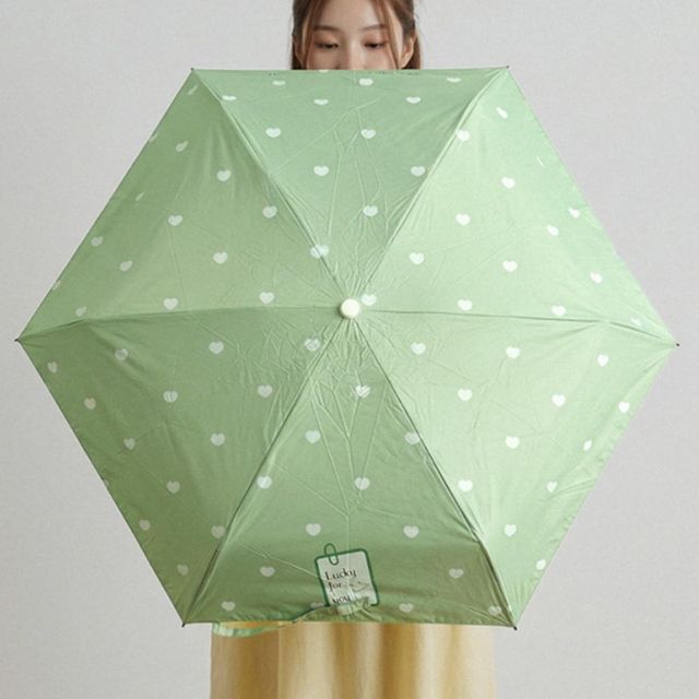 초경량 5단 암막 양우산 자외선차단 패턴 우양산 여름 미니 접이식 휴대용