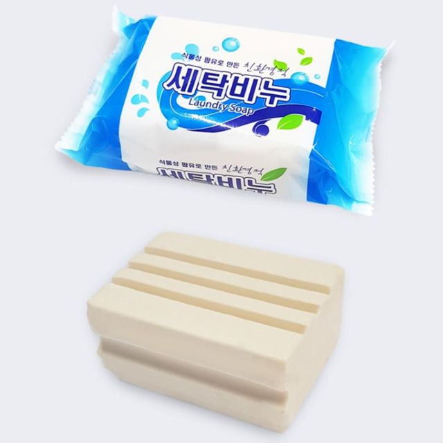 1개 350g 재활용 비누 빨래비누 세탁비누 손빨래 세탁 빨래용 비누 세탁용 비누