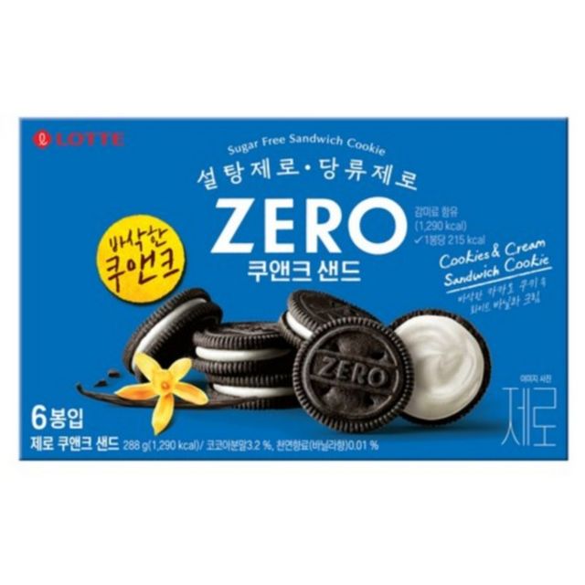 롯데 제로 쿠앤크샌드 288g