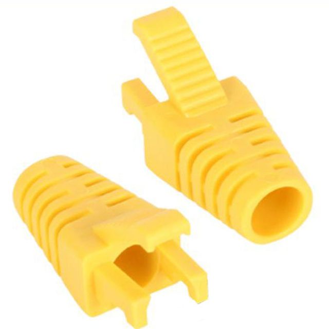 RJ 45 락Lock 부트 6파이 옐로우 낱개