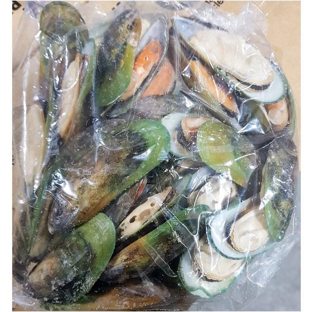업소용 식자재 재료 냉동홍합 하프쉘 자숙 800g 냉동