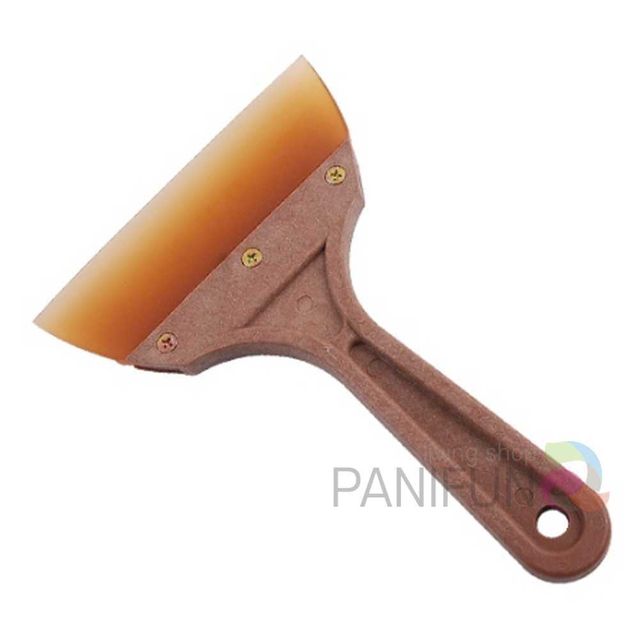 고무헤라 밤색 130mm 빠데헤라 타일헤라 고무스크래퍼 스크레이퍼 작업헤라