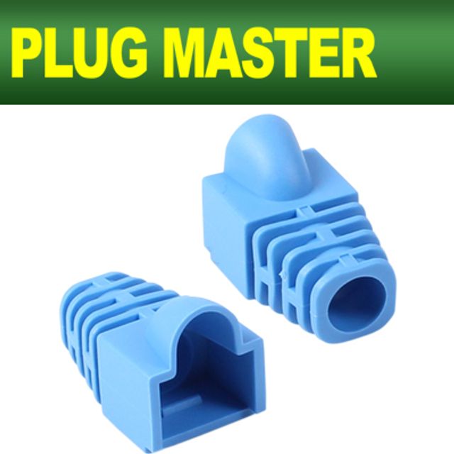 강원전자 플러그마스터 NM-SR007BL RJ-45 CAT.6 통부트(7파이/블루/낱개)