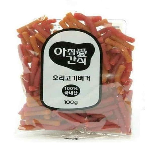 오리고기버거 100g 펫간식 강아지오리간식 강아지간식오리 애견간식트릿