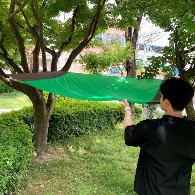 돗자리 매트 그린 캠핑용 휴대용