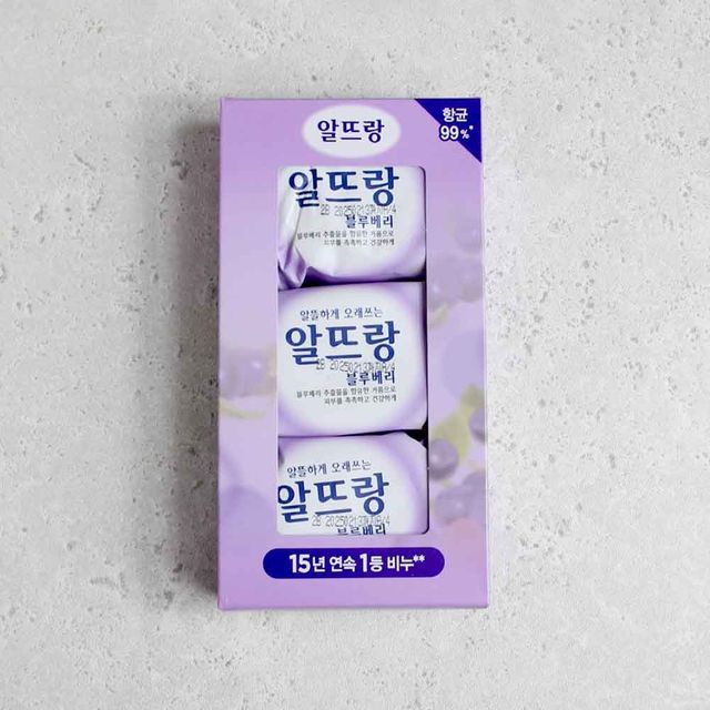 알뜨랑 비누 보라 3입