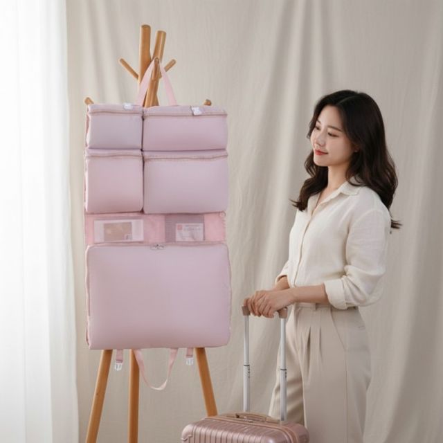 여행용 파우치 캐리어 내부 정리 가방 의류 소품 수납함 여행 준비물 짐정리 트래블