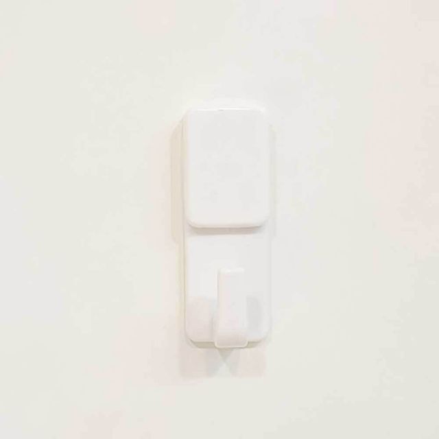 벽 후크 청소도구 걸이, 핀 후크 시계용 사각 2p