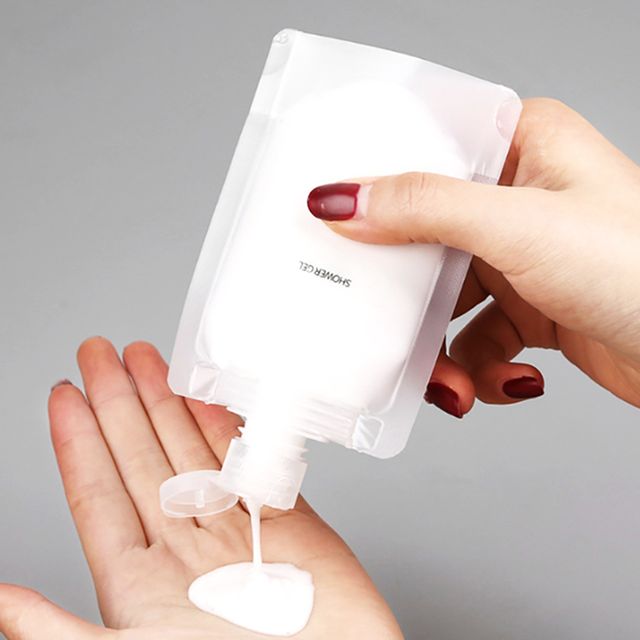 샴푸용기 여행 캠핑 화장품소분용기 100ml 일회용