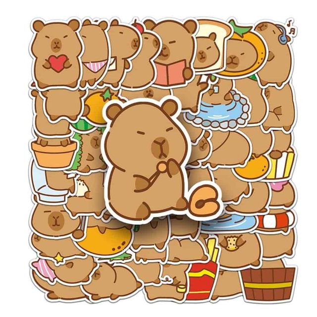 카피바라 스티커 다꾸스티커 핸드폰꾸미기 캐릭터스티커 빈티지다꾸