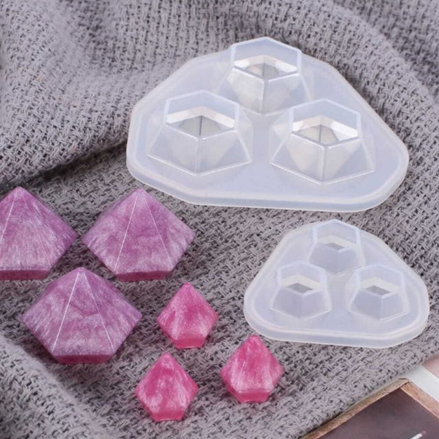 레진 실리콘 몰드 삼각뿔 DIY 만들기