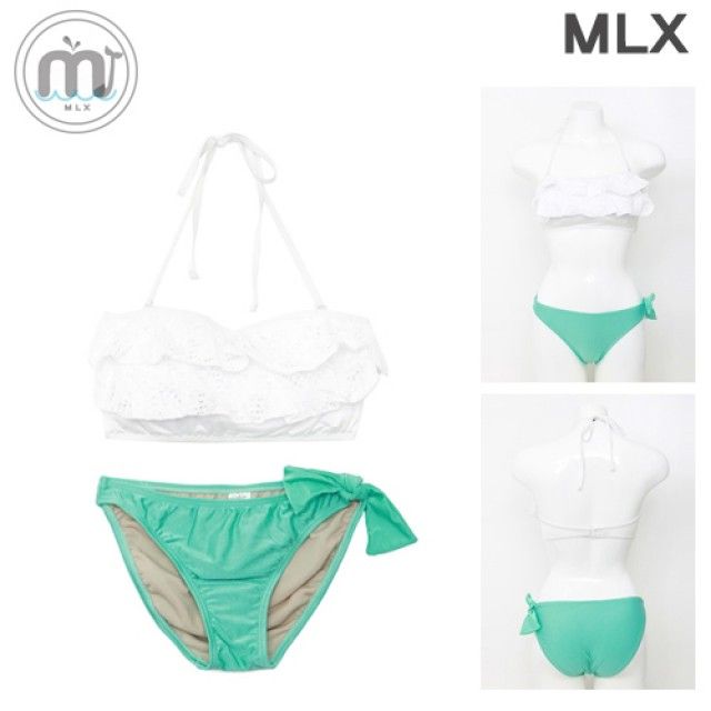 (MLX) 여자 섹시 화이트스완 비키니 수영복-DM_14