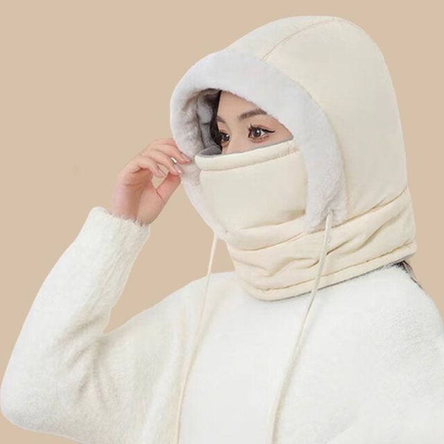 겨울 패딩후드넥워머 낚시 스키 등산 올인원 방한모자