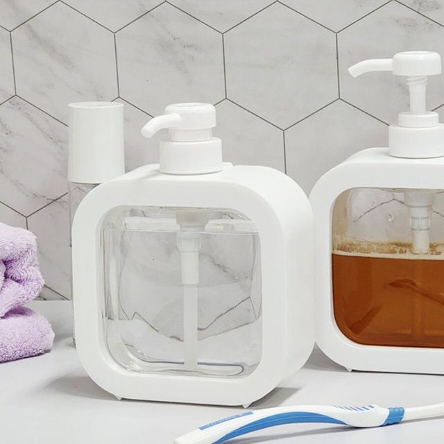 손세정제 세제 펌프용기 500ML 투명 리필용기