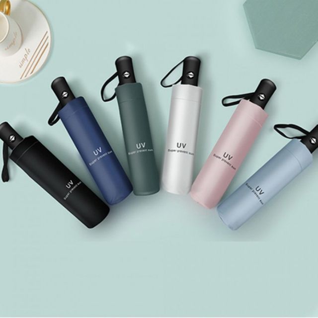 UV차단 자동 3단 접이식 양산 겸용 튼튼한 반자동 우산