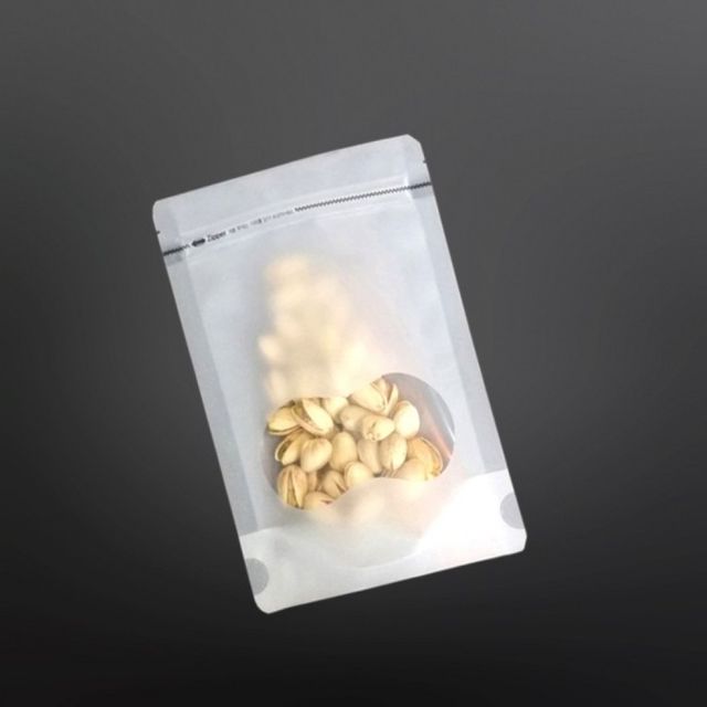 지퍼백 소분포장, 무광 창 지퍼스탠드 13x20cm 100매