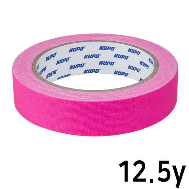 KUPO (24mmx12.5yard) 소품 바닥라인 테이프 (핑크) (CSS-24125PK) 연극 Cloth 형광 마스킹테이프 영화