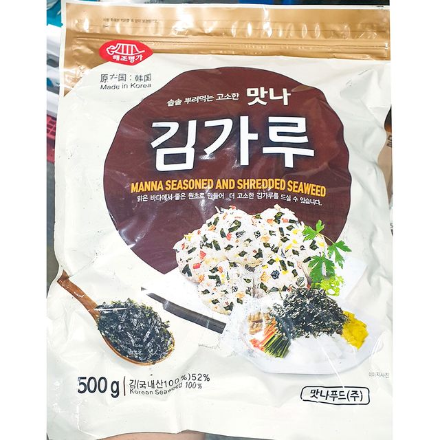 맛나푸드 김가루 조미 500g X6 김가루 가루김 조미김