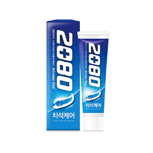 혜명몰 2080 어드밴스블루 치약 치석케어 120g 구취제거치약 치석케어치약 구강케어 구강청결치약 민트치약