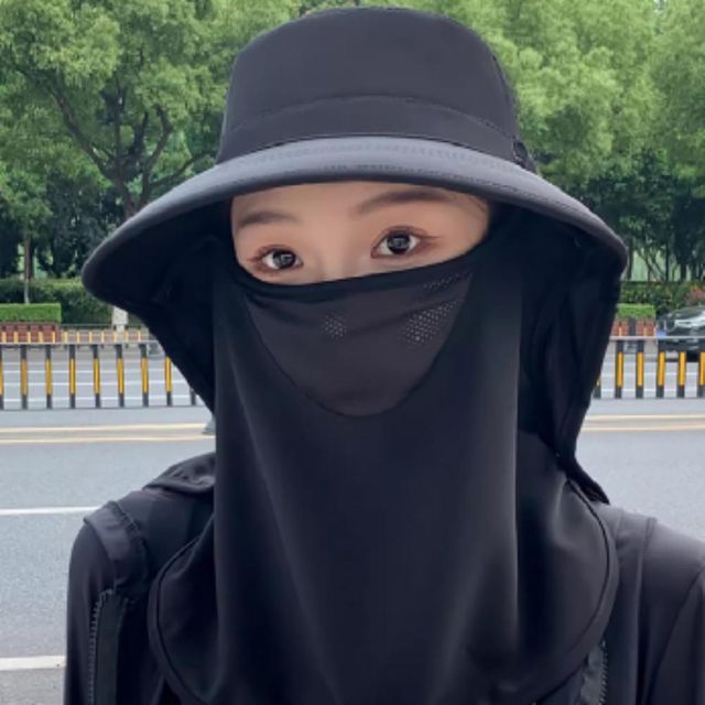 여름 여성 대형 플랩캡 일체형 골프모자 해변 등산 만능모자