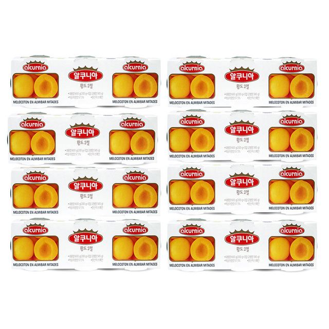 알쿠니아 황도2절 200g x 24캔