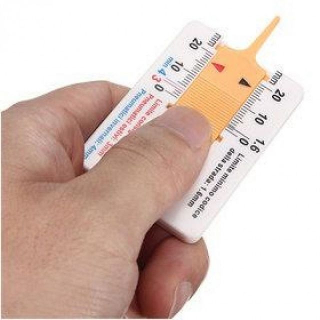 타이어 마모 게이지 깊이 측정