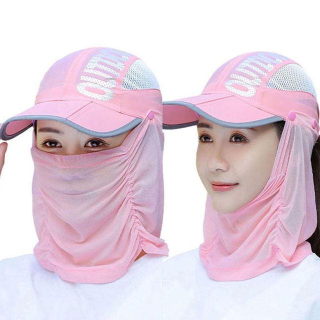 바라클 차단 커버 자외선 세트 모자 라바 메쉬