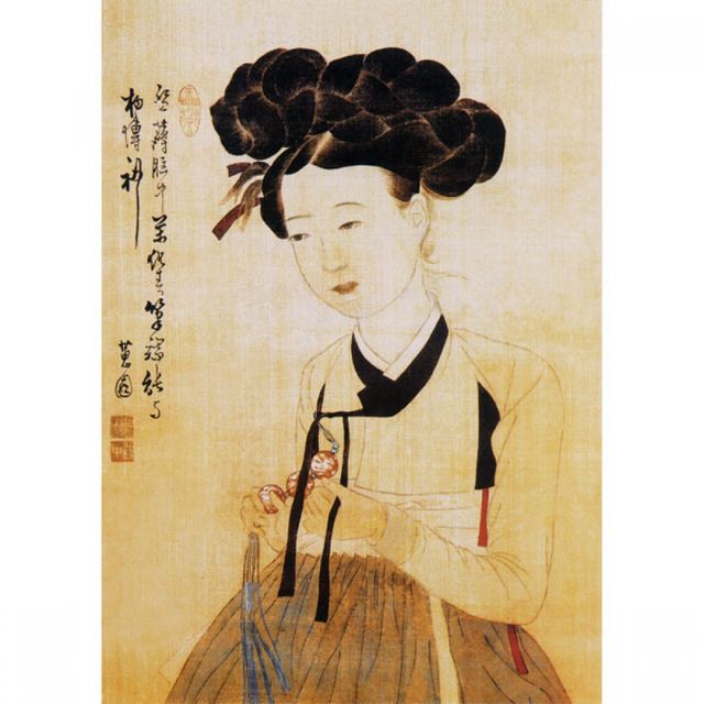 신윤복 직소퍼즐 동양화퍼즐 그림 인물화 단오도 명화 조각