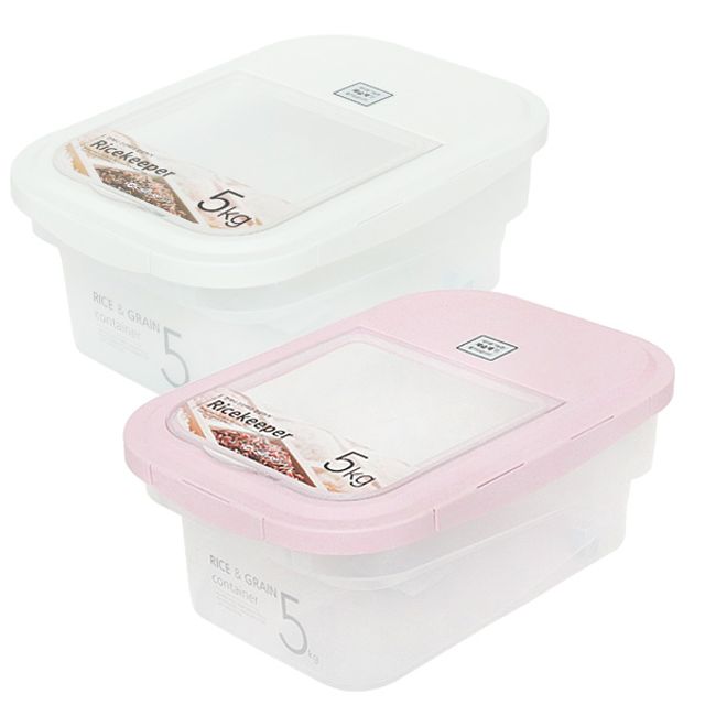 씨밀렉스 라이스 키퍼 5kg 1P - 밀폐형 쌀통, 습기 차단으로 쌀 신선도 유지