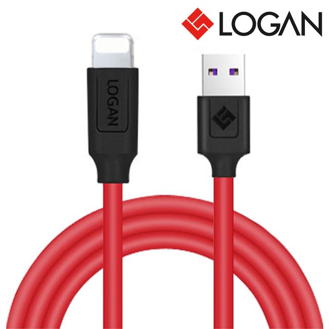 로건 3A 데빌 아이폰 호환 USB 고속 충전 케이블 30cm