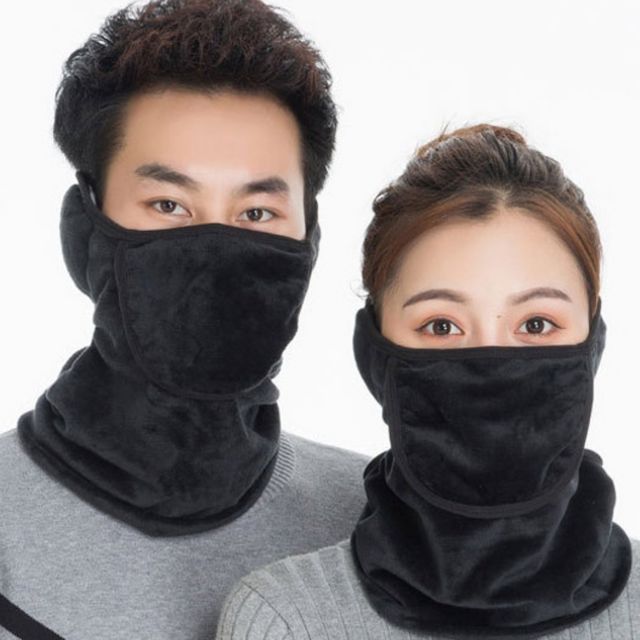 남녀공용 캐시미어 에어코튼 디자인 오픈형 넥워머
