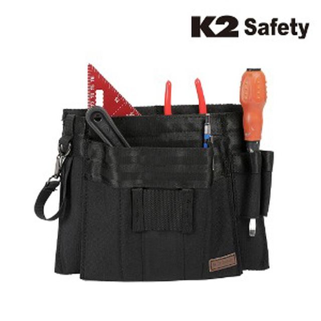 K2 세이프티 중형 공구파우치, 공구함 블랙