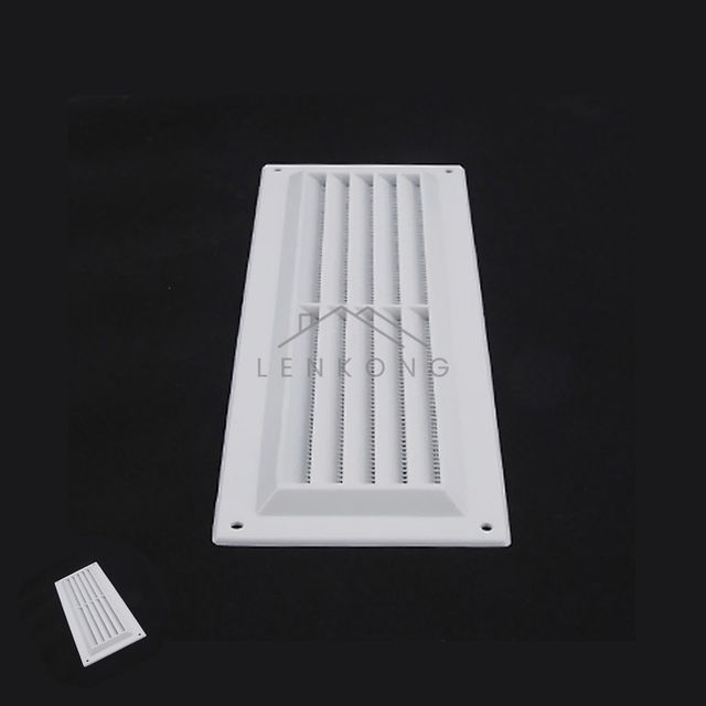 환풍기그릴 환기구캡 쇠부리그릴 PVC 백색 257X90