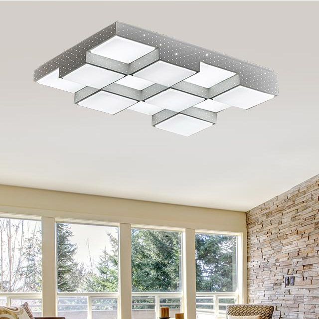 LED거실등 / 입체 타공 거실12등 LED100W