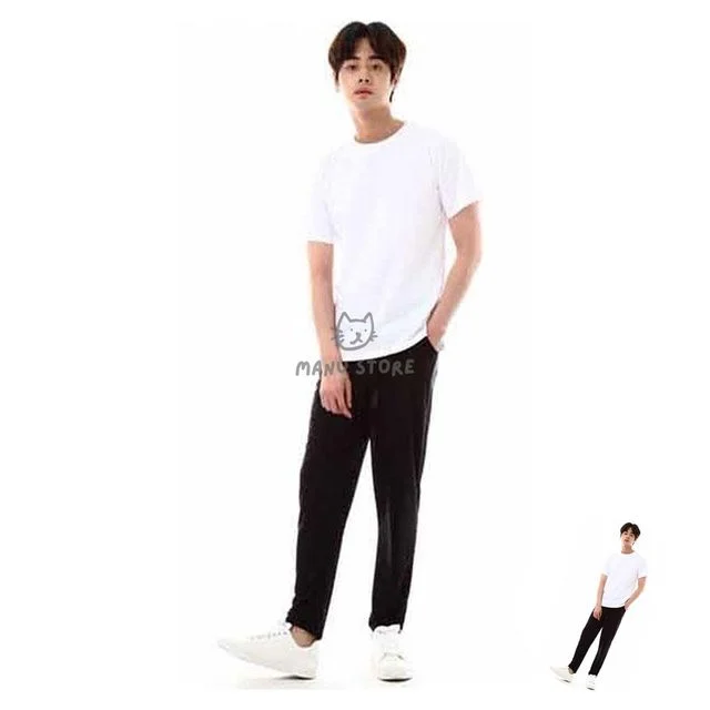 남자쿨바지 남자아이스바지 남성용 9부 아이스 쿨바지 검정색
