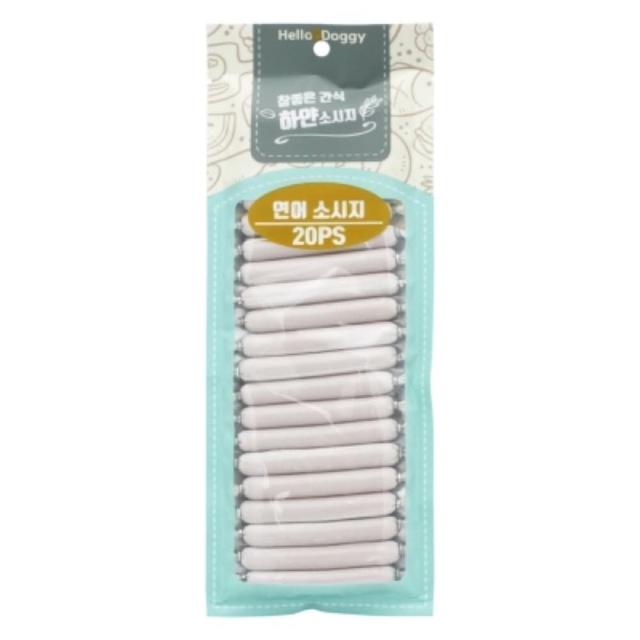 강아지 간식 하얀소시지 연어맛, 반려견 트릿 20개입