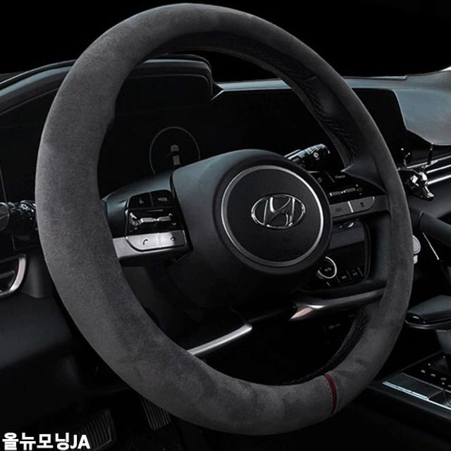 올뉴모닝JA 자동차핸들커버 핸들카바 스웨이드
