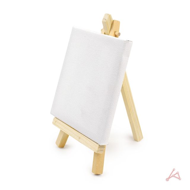 이젤+캔버스 10X10cm 미니 사안 세트