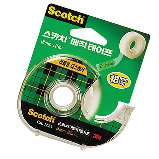 3M 매직테이프 18x16m 1P 문구 사무 공업 인테리어